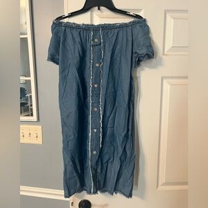 Denim dress
